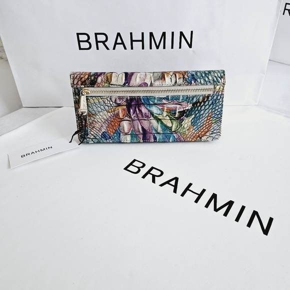 NWT Brahmin Flourish Melbourne Ady Wallet - Picture 4 of 12